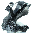 Dodecahedral Acanthite Crystal