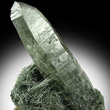 Actinolite Needles with Quartz