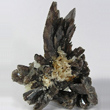 Axinite-(Mn) Elongated Cluster