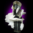 Prismatic Elbaite in Cleavlandite