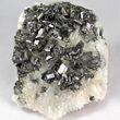 Enargite on Contrasting Quartz