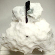 Massive Natrolite with Neptunite