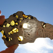 Olivine in Pallasite Meteorite