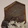 Bladed Pyrrhotite Crystal on Quartz