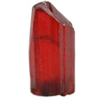 Transparent Prismatic Realgar Crystal