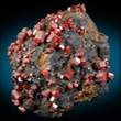 Vanadinite on Goethite