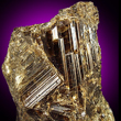 Olive-Brown Striated Vesuvianite