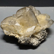 Light Colored Wulfenite and Cut Gemstone