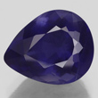 Deep Blue Iolite Pear