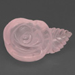 Carved Rose Quartz Flower