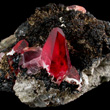 Blood Red Matrix Rhodochrosite