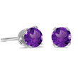 Amethyst Stud Earrings