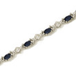 Sapphire Gold Bracelet