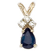 Sapphire Pendant