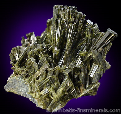 Dense Epidote Crystal Cluster